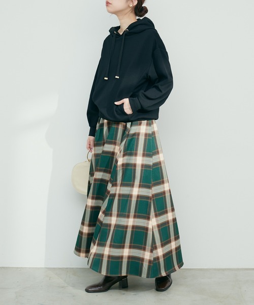 natural couture（ナチュラルクチュール）の「ふわもちラテパーカー（パーカー・レディース・ブラック/イエロー/アイボリー/グレイッシュベージュ/ピンクベージュ・FREE）」の16枚目の写真