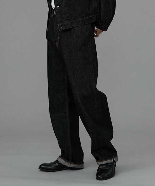 EDWIN（エドウィン）の「EDWIN エドウィン 505Z ワイドストレート デニムパンツ ジーンズ セットアップ セルビッジ 日本製（デニムパンツ・メンズ・インディゴブルー/ブラック系その他・32/36/30/31/33/38/34/29）」の20枚目の写真