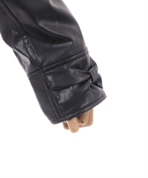 axes femme Kawaiiフリル合皮ライダース【新品未使用】 フリル合皮ライダース | kawaii -outlet- | axes femme online shop