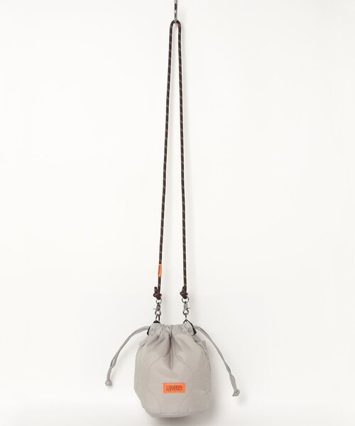 UNIVERSAL OVERALL（ユニバーサルオーバーオール）の「【UNIVERSAL OVERALL/ユニバーサルオーバーオール】QUIlT SHOULDER POUCH（バックパック/リュック・レディース・アイボリー/ブラック/グレー・FREE）」の9枚目の写真