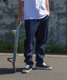 ZIP FIVE（ジップファイブ）の「【ZIP FIVE】 ストレッチ ワイド バギー イージーパンツ / スケーターパンツ（デニムパンツ）」