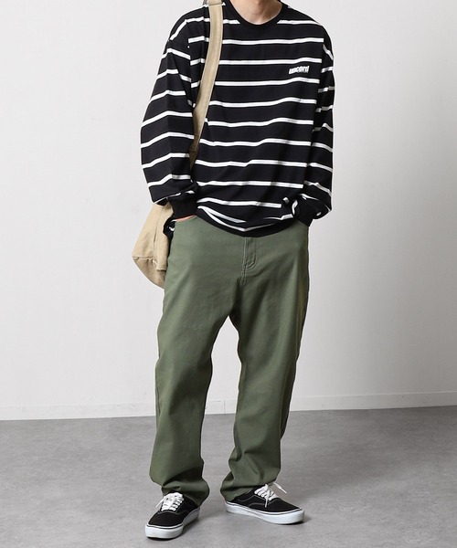 ZIP FIVE】 ストレッチ ワイド バギー イージーパンツ / スケーター