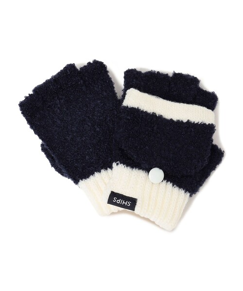 SHIPS(シップス)の「SHIPS KIDS:ふわもこ ミトン 手袋(手袋・キッズ・ネイビー/シルバーグレー/ピンク/ピンク系その他・SMALL/MEDIUM)」の3枚目の写真