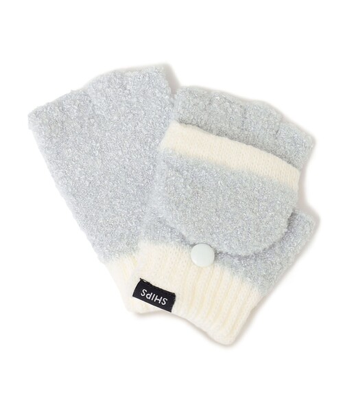 SHIPS(シップス)の「SHIPS KIDS:ふわもこ ミトン 手袋(手袋・キッズ・ネイビー/シルバーグレー/ピンク/ピンク系その他・SMALL/MEDIUM)」の2枚目の写真