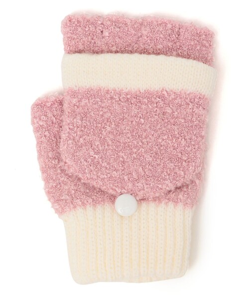SHIPS(シップス)の「SHIPS KIDS:ふわもこ ミトン 手袋(手袋・キッズ・ネイビー/シルバーグレー/ピンク/ピンク系その他・SMALL/MEDIUM)」の6枚目の写真