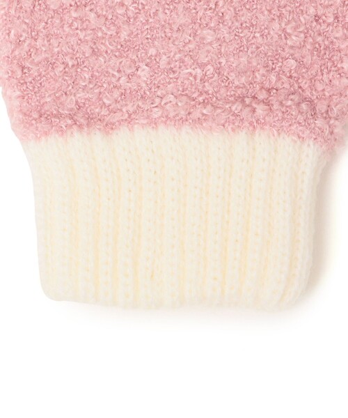 SHIPS(シップス)の「SHIPS KIDS:ふわもこ ミトン 手袋(手袋・キッズ・ネイビー/シルバーグレー/ピンク/ピンク系その他・SMALL/MEDIUM)」の9枚目の写真