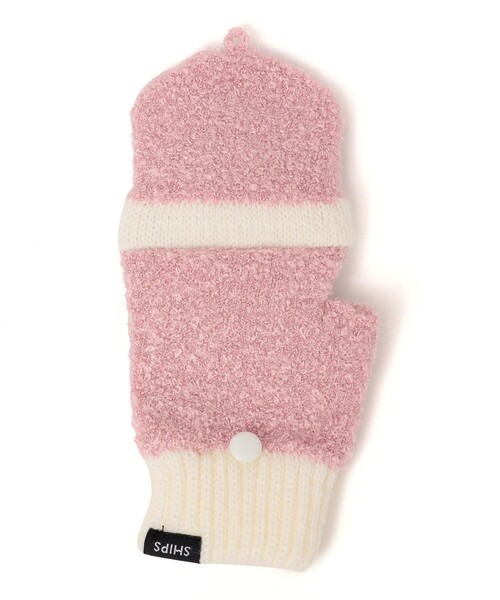 SHIPS(シップス)の「SHIPS KIDS:ふわもこ ミトン 手袋(手袋・キッズ・ネイビー/シルバーグレー/ピンク/ピンク系その他・SMALL/MEDIUM)」の7枚目の写真