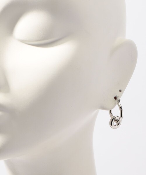 Laura Lombardi（ローラロンバルディ）の「LAURA LOMBARDI SILVER ISOLA ピアス（ピアス（両耳用）・レディース・シルバー・FREE）」の4枚目の写真