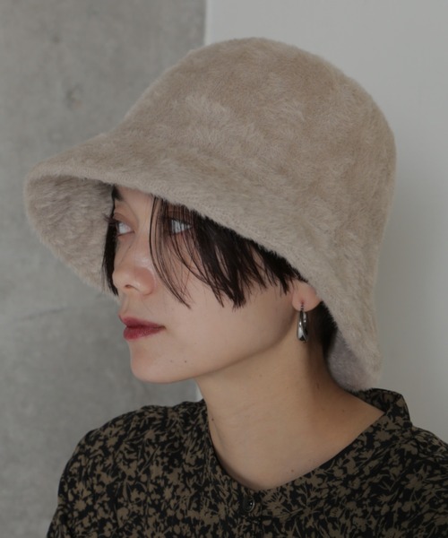 ROSE BUD(ローズバッド)の「バケットハット(ハット・レディース・ブラック/ベージュ・FREE)」の2枚目の写真
