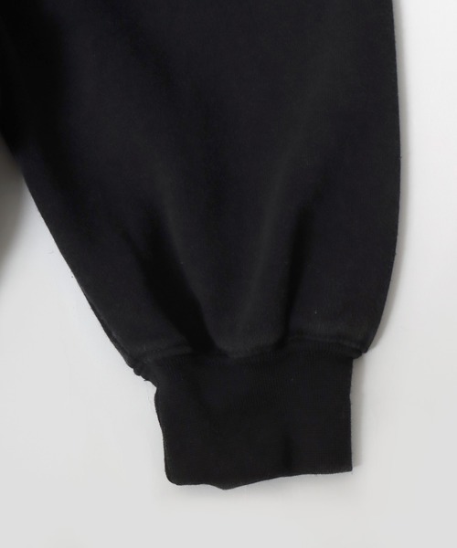 SEQUENZ（シークエンズ）の「SEQUENZ/シークエンズ オーバーサイズ ヴィンテージライク バンド 裏起毛 スウェットパーカー フーディー レディース メンズ（パーカー・メンズ・ブラック/ブラック系その他・L/LL/M）」の14枚目の写真