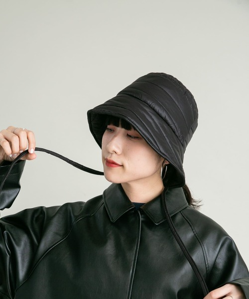 KBF（ケイビーエフ）の「バックドロストバケットHAT（ハット・レディース・ブラック/カーキ/アイボリー・ONE）」の11枚目の写真