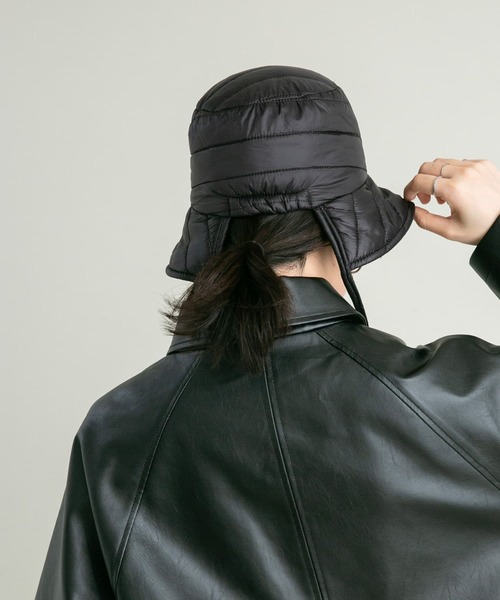 KBF（ケイビーエフ）の「バックドロストバケットHAT（ハット・レディース・ブラック/カーキ/アイボリー・ONE）」の12枚目の写真