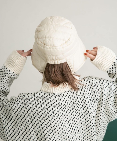 KBF（ケイビーエフ）の「バックドロストバケットHAT（ハット・レディース・ブラック/カーキ/アイボリー・ONE）」の16枚目の写真