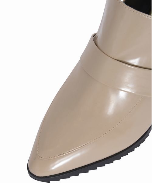 MURUA（ムルーア）の「【SHOES】ﾌﾟﾚｰﾝｶｯﾄﾛｰﾌｧｰ（ローファー・レディース・ベージュ/ボルドー/ブラック/マルチ・23.5cm/22.5cm/24.5cm）」の8枚目の写真