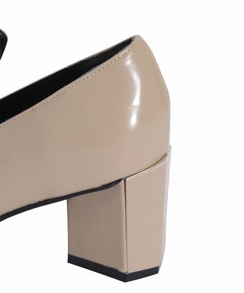 MURUA（ムルーア）の「【SHOES】ﾌﾟﾚｰﾝｶｯﾄﾛｰﾌｧｰ（ローファー・レディース・ベージュ/ボルドー/ブラック/マルチ・23.5cm/22.5cm/24.5cm）」の9枚目の写真
