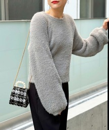 PICCIN | 【日本製】フェザーニット長袖プルオーバー(ニット/セーター)