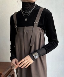 【WEB限定】レイヤードライクベロアトップス