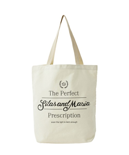 SILAS（サイラス）の「TOTE BAG（トートバッグ・メンズ・ホワイト/グリーン/ブラック・ONE SIZE）」の10枚目の写真