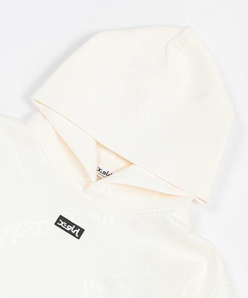 X-girl Stages（エックスガールステージス）の「エンボスロゴパーカ＋スカートＳＥＴ（アンサンブル・キッズ・アイボリー/ブラック・80ｃｍ/100cm/130cm/90cm/110cm/120cm/140cm）」の7枚目の写真