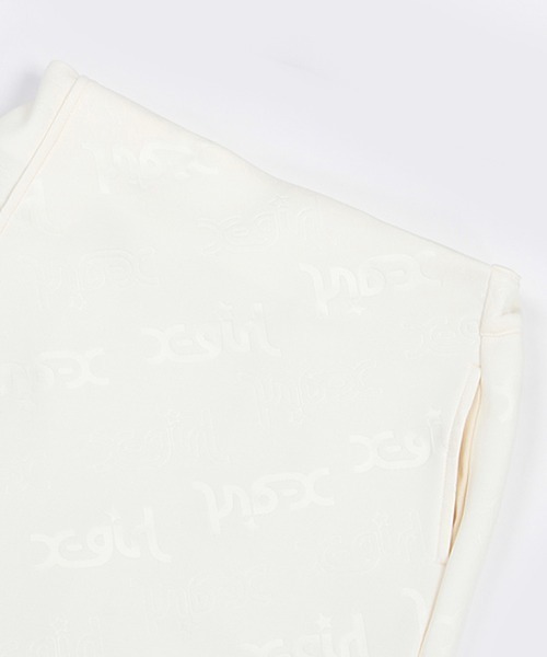 X-girl Stages（エックスガールステージス）の「エンボスロゴパーカ＋スカートＳＥＴ（アンサンブル・キッズ・アイボリー/ブラック・80ｃｍ/100cm/130cm/90cm/110cm/120cm/140cm）」の12枚目の写真