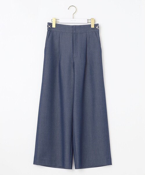 ANY SIS(エニィスィス)の「【洗える】ビットポイント ワイドパンツ(その他パンツ・レディース・アイボリー系/ベージュ系/スカイブルー系/ネイビー系/ダルブルー系・4)」の17枚目の写真