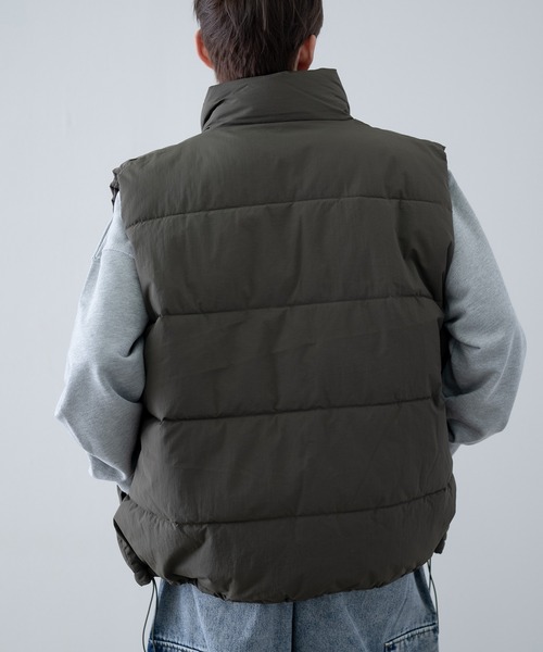 improves（インプローブス）の「ナイロン エコダウンベスト（ダウンベスト・メンズ・ブラウン/ブラック/カーキ・LARGE/MEDIUM/X-LARGE）」の11枚目の写真