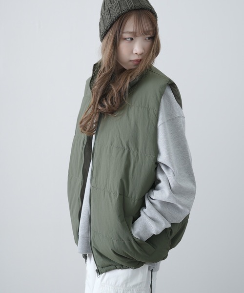 improves（インプローブス）の「ナイロン エコダウンベスト（ダウンベスト・メンズ・ブラウン/ブラック/カーキ・LARGE/MEDIUM/X-LARGE）」の13枚目の写真