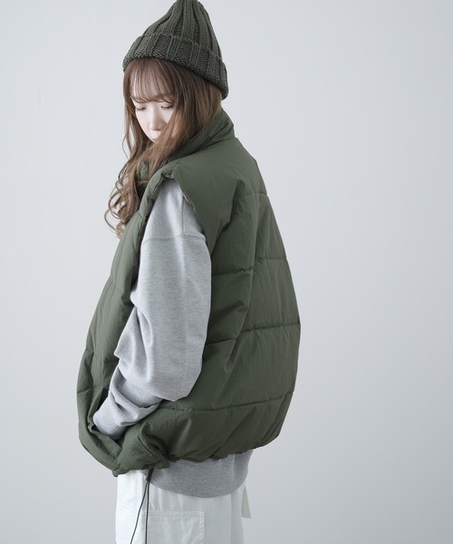 improves（インプローブス）の「ナイロン エコダウンベスト（ダウンベスト・メンズ・ブラウン/ブラック/カーキ・LARGE/MEDIUM/X-LARGE）」の15枚目の写真
