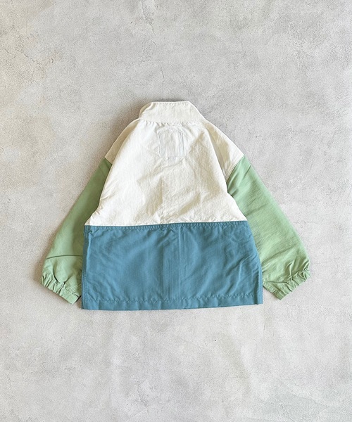 GERRY（ジェリー）の「【GERRY】スタンドウィンドブレーカー（80～160cm）（ナイロンジャケット・キッズ・ブラック/オレンジ系その他/パープル系その他/ホワイト系その他/アイボリー/ブルー/ライム/ベージュ・160/110/120/80/130/140/150/90/100）」の12枚目の写真