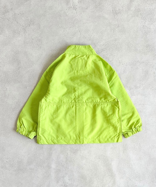 GERRY（ジェリー）の「【GERRY】スタンドウィンドブレーカー（80～160cm）（ナイロンジャケット・キッズ・ブラック/オレンジ系その他/パープル系その他/ホワイト系その他/アイボリー/ブルー/ライム/ベージュ・160/110/120/80/130/140/150/90/100）」の11枚目の写真