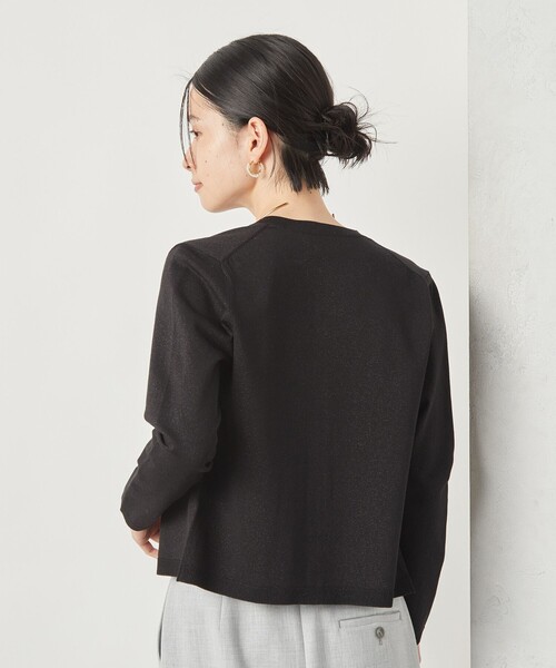 NOLLEY’S Sophi（ノーリーズソフィ）の「《手洗い可能》総針ビスチェ（ニット/セーター・レディース・ベージュ/ブラック・38）」の6枚目の写真