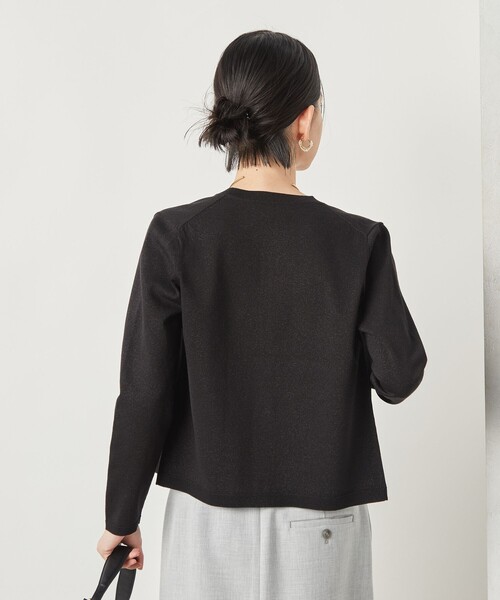 NOLLEY’S Sophi（ノーリーズソフィ）の「《手洗い可能》総針ビスチェ（ニット/セーター・レディース・ベージュ/ブラック・38）」の7枚目の写真