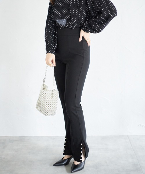 tocco closet（トッコ クローゼット）の「【ZOZO限定】裾パール付き