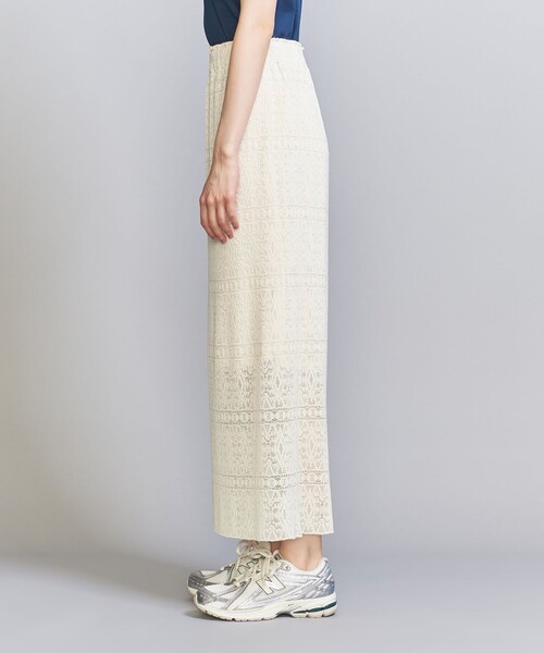 【新品】beauty＆youth　レースプリーツロングスカート UNITED ARROWS LTD. OUTLET｜レース プリーツスカート