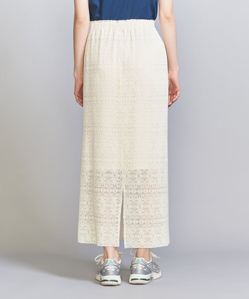 BEAUTY&YOUTH UNITED ARROWS（ビューティーアンドユースユナイテッドアローズ）の「レース プリーツスカート -ウォッシャブル-（スカート・レディース・オフホワイト/ライム/ブラック/その他7・M/S）」の10枚目の写真