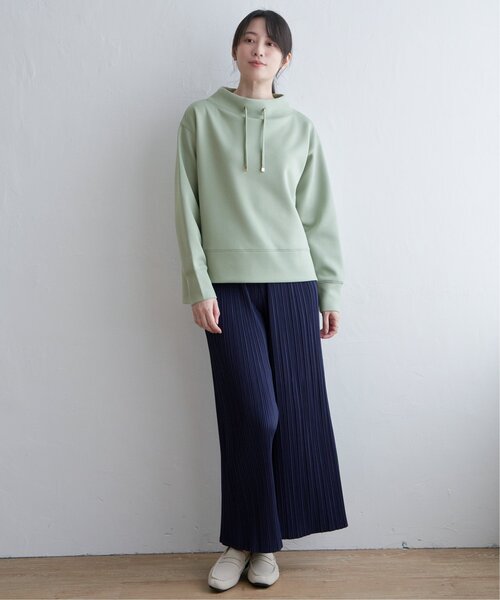 ikka（イッカ）の「ダンボールスウェットプルオーバー（スウェット・レディース・ミント/ネイビー/ベージュ/スカイブルー/ピンクベージュ/オフホワイト・M/L/S）」の20枚目の写真