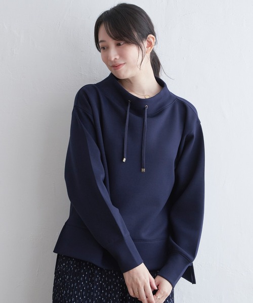 ikka（イッカ）の「ダンボールスウェットプルオーバー（スウェット・レディース・ミント/ネイビー/ベージュ/スカイブルー/ピンクベージュ/オフホワイト・M/L/S）」の16枚目の写真