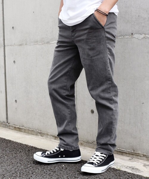 SHIPS any(シップス エニィ)の「SHIPS any: ベターコットン ストレッチ スリム テーパード デニム イージー パンツ◇(デニムパンツ・メンズ・ネイビー/ダークグレー/ブルー/グレー・X-LARGE/LARGE/SMALL/MEDIUM)」の6枚目の写真