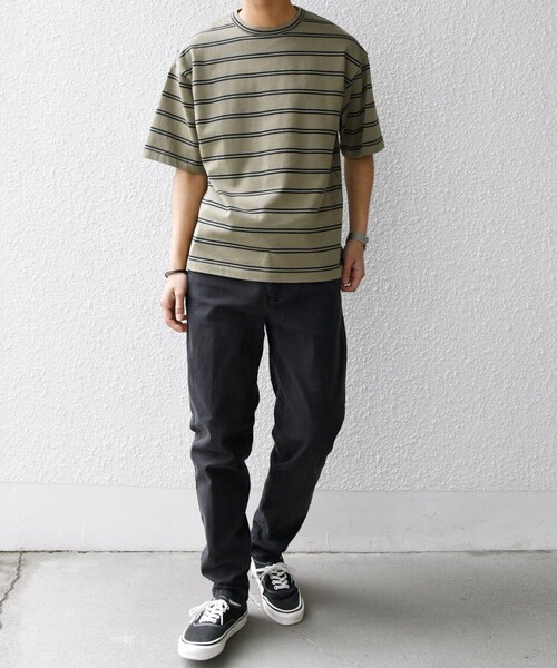 SHIPS any(シップス エニィ)の「SHIPS any: ベターコットン ストレッチ スリム テーパード デニム イージー パンツ◇(デニムパンツ・メンズ・ネイビー/ダークグレー/ブルー/グレー・X-LARGE/LARGE/SMALL/MEDIUM)」の8枚目の写真