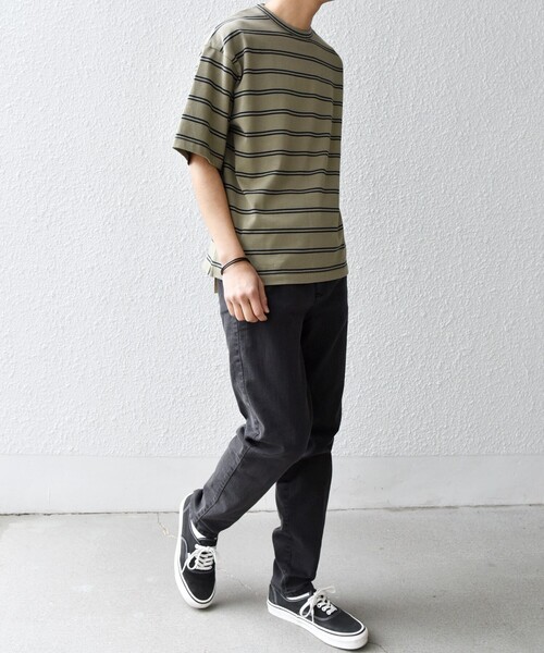 SHIPS any(シップス エニィ)の「SHIPS any: ベターコットン ストレッチ スリム テーパード デニム イージー パンツ◇(デニムパンツ・メンズ・ネイビー/ダークグレー/ブルー/グレー・X-LARGE/LARGE/SMALL/MEDIUM)」の9枚目の写真