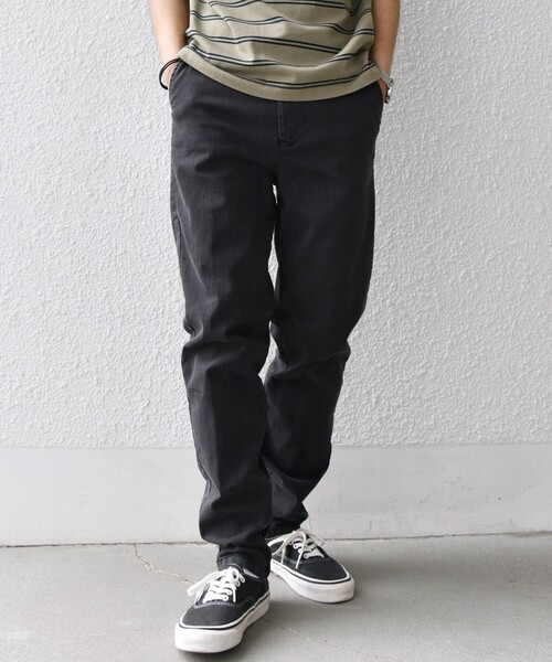 SHIPS any(シップス エニィ)の「SHIPS any: ベターコットン ストレッチ スリム テーパード デニム イージー パンツ◇(デニムパンツ・メンズ・ネイビー/ダークグレー/ブルー/グレー・X-LARGE/LARGE/SMALL/MEDIUM)」の12枚目の写真