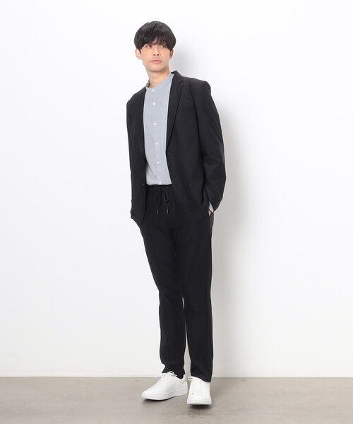 COMME CA ISM(コムサイズム)の「【セットアップ対応】ウォッシャブル テーパード パンツ(スラックス・メンズ・カーキ/ブラック/ネイビー・L/M/S)」の5枚目の写真