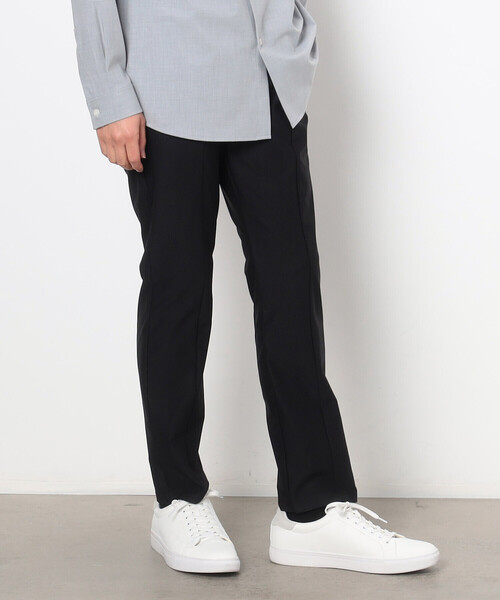 COMME CA ISM(コムサイズム)の「【セットアップ対応】ウォッシャブル テーパード パンツ(スラックス・メンズ・カーキ/ブラック/ネイビー・L/M/S)」の6枚目の写真