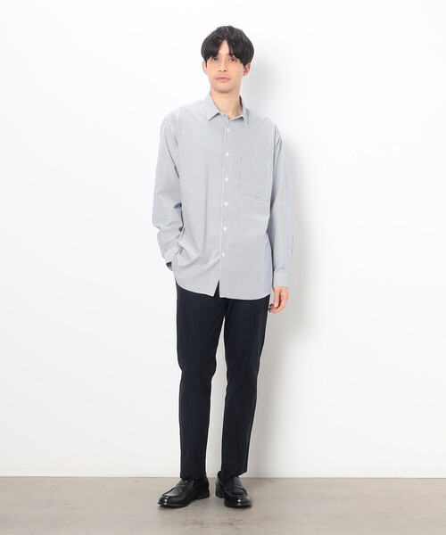 COMME CA ISM(コムサイズム)の「【セットアップ対応】ウォッシャブル テーパード パンツ(スラックス・メンズ・カーキ/ブラック/ネイビー・L/M/S)」の7枚目の写真