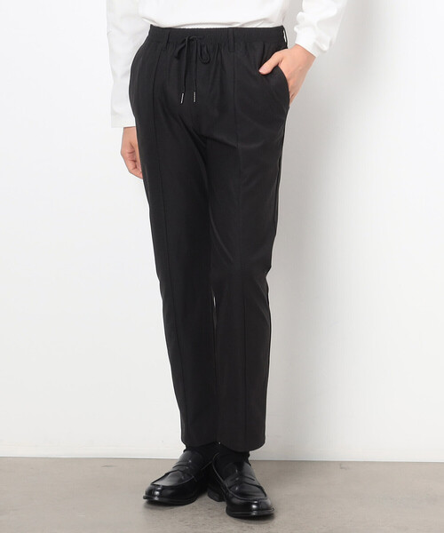 COMME CA ISM(コムサイズム)の「【セットアップ対応】ウォッシャブル テーパード パンツ(スラックス・メンズ・カーキ/ブラック/ネイビー・L/M/S)」の12枚目の写真