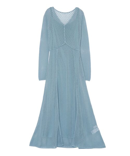 LAGUNAMOON（ラグナムーン）の「オープンワークパターンニットワンピース（ワンピース・レディース・ライトブルー/ブラック/マスタード・SMALL/MEDIUM）」の22枚目の写真