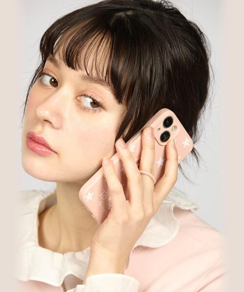 To b. by agnes b.(トゥービーバイアニエスベー)の「WV52 スターリングiPhone14ケース(スマホケース/カバー・レディース・ピンク・FREE)」の6枚目の写真