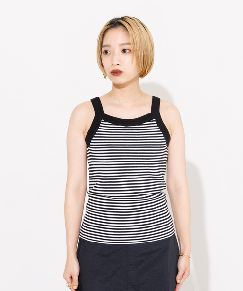 NOMINE（ノミネ）の「カップインアメスリニットタンクトップ（タンクトップ・レディース・ホワイト/ボルドー/ブラック系その他/ダークグリーン/ブラック・フリー）」の19枚目の写真