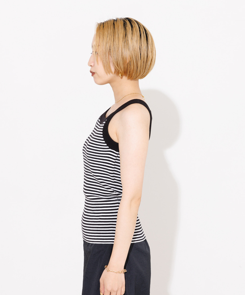 NOMINE（ノミネ）の「カップインアメスリニットタンクトップ（タンクトップ・レディース・ホワイト/ボルドー/ブラック系その他/ダークグリーン/ブラック・フリー）」の20枚目の写真