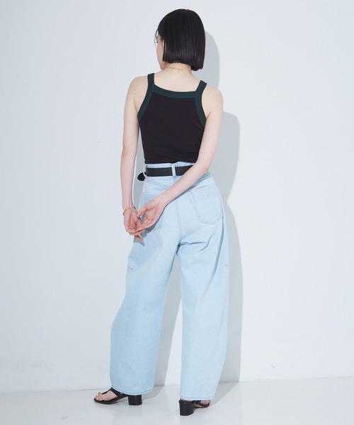 NOMINE（ノミネ）の「カップインアメスリニットタンクトップ（タンクトップ・レディース・ホワイト/ボルドー/ブラック系その他/ダークグリーン/ブラック・フリー）」の11枚目の写真